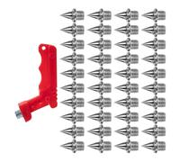 Lurrose Clavos de Repuesto para Zapatillas de Atletismo para Pista, Acero Duro Ligero, Resistentes Oxidación, Ideales para Actividades Deportivas al Aire Libre y Carreras de 100-400