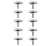 Lurrose Clavos Guía para Personas Discapacidad Visual de Acero Inoxidable para Aceras y Aeropuertos, Alta Visibilidad y Fácil Mantenimiento, Paquete de 10 Piezas