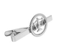 Lurrose Clip de Corbata y Elegante para Hombre en Acero Inoxidable Diseño de Balanza Justicia, Resistente Oxidación para Actividades al Aire Libre y Oficina
