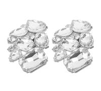 Lurrose Clips para Zapatos de Novia y Tacón de Mujer, Aleación de Zinc, Diseño Desmontable, Color Blanco, Accesorios Elegantes para Boda y Otras Ocasiones