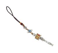 Lurrose Colgante Decorativo Om Padme Hum de Estilo Tibetano, Accesorio para Interior de Coche y Bolso, Amuleto Significado Espiritual y Función Protectora