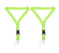 Lurrose Colgante para Teléfono Móvil 2 Piezas de Poliéster Verde, Cuerda Decorativa No Constrictiva Cuello, Resistente y Amigable Piel