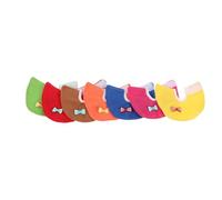 Lurrose Collar Isabelino Protector de Aves para Loros y Periquitos, Capa de Forro Polar Antimordeduras, 7 Piezas para Recuperación Después de Cirugía