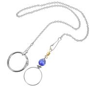 Lurrose Collar para Loros de Acero Inoxidable Cadena de Entrenamiento para Pájaros, Aro para Cuello 30 Cm, Accesorio para Entrenamiento y Paseo de Aves, Correa Resistente Color Aleatorio