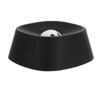 Lurrose Comedero Lento para Lamer Mascotas Negro, Cuenco Antideslizante para Perros y Gatos, Plato de Alimentación para Bocadillos Líquidos y Caldo de Huesos, Tamaño Mediano, Adecuado