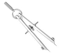 Lurrose Compas Metalico Portátil Resorte para Dibujo, Herramienta de Pintura Clara, Adecuado para Diseñadores y Pintores