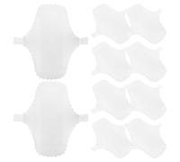 Lurrose Compresas Menstruales Reutilizables de Algodón, Protector de Bragas Menstruales Cómodo y Amigable para Mujeres y Niñas, Pack de 10 Piezas