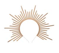 Lurrose con pinchos de sol para disfraz de Halloween, tocado de sol, tocado con pinchos, diadema de reina para mujer, accesorios para fotos de boda y Halloween