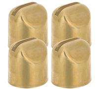 Lurrose Conector de Latón para Cuchillo de Cocina, Kit de 4 Cuñas para Mango Redondo, Accesorios Manuales de Refuerzo para Cortar, Fijadores Compactos para Tiradores en Bricolaje y Cocina