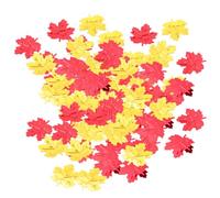 Lurrose Confeti de Hojas de Arce Artificiales para Halloween y Acción de Gracias 3 Bolsas de 300 Piezas de Hojas de Otoño Mezcladas de 18 MM Decoración Ligera para Fiestas y Eventos