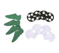 Lurrose Confeti para Fiesta Futbol Decor Lentejuelas Brillantes, Decoración de Fiesta de Fútbol Tela No Tejida Adecuado para Hogar y Club, 50 Piezas