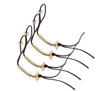 Lurrose Contador de Cuentas de Tasbih de Latón 2 Piezas para Meditación y Oración Contador de Cuentas Portátil para Dedo Accesorio DIY para Pulsera Budista Herramienta Práctica para