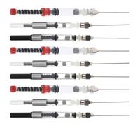 Lurrose Convertidor para Estilográfica y Mecanismo de Resorte 15 Piezas con Punta Fina Recarga de Tinta Fácil y Plumas de Acero Inoxidable y Plástico para Cartuchos de Tinta