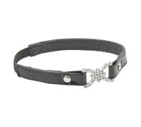 Lurrose Cordón Anticaída para Tacones Altos 1 Par Negro Pu