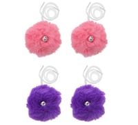 Lurrose Cordones Ajuste Firme Esponjosos y Cascabel para Patines Material Sintético Paquete de 2 Pares para del Patinaje