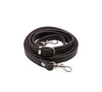Lurrose Correa de hombro de piel sintética: Correa cruzada de 120 cm/47 pulgadas con hebillas metálicas - Cinturón ajustable para bolso de mano, cartera, monedero, color café.