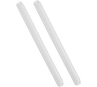 Lurrose Correderas de Cajón de Plástico de 235 MM, Guía Deslizante para Montaje Inferior, Repuesto para Muebles y Escritorios, Juego de Dos Unidades