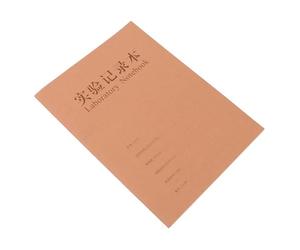 Lurrose Cuaderno de Laboratorio Papel Kraft de Grosor Adecuado y Tinta que No se Desvanece, Adecuado para Registrar Experimentos y Notas en Química y Biología