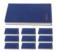 Lurrose Cuaderno de Presupuesto Financiero Seguimiento de Gastos y Registro de Dinero 10 Piezas Libro de Plan de Presupuesto A6, Azul, de Papel Pu Equipos para Hogar y Viajes