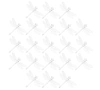 Lurrose Cubiertas de Bombillas LED Forma de Libélula 5 Mm para Luces de Cadena, 50 Unidades de Plástico Resistente para Decoración de Fiestas, Bodas y Exteriores