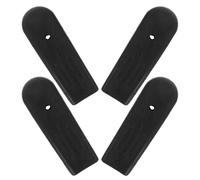 Lurrose Cubiertas de Palanca de Freno que Mejoran el Control de Frenado 2 Pares en Goma Negra Compatibles la Mayoría de Versiones para Silla de Ruedas