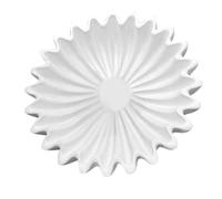 Lurrose Cuenco Decorativo de Resina Color Marfil 15x15x5 Cm, Cuenco Multiusos para Organizar Llaves y Joyas, Frutero de Escritorio para Decoración del Hogar y Sala de Estilo Aleatorio