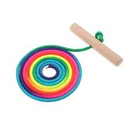 Lurrose Cuerda para Trineo de Nieve con Asa de Madera y Cuerda de Algodón Resistente, Accesorios para Motos de Nieve y Deportes de Invierno, Uso Versátil y Agarre Firme