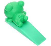 Lurrose Cuña De Tope De Puerta Exterior Tapones Manos Cuñas De Puerta En El Interior Tornillo Mascota Figurilla Alarma Portátil Ligero Ventana Banda Green De Polivinilo