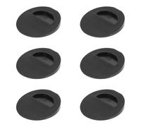 Lurrose Cuñas Niveladoras de Mesa Negras 30 Piezas, Calzas Antideslizantes de Goma para Nivelar Muebles y Proteger Suelos Irregulares, Accesorios Multifuncionales para Patas de Muebles