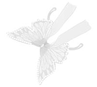 Lurrose Decoración Alas Perla para Botellas de Vino Adorno Festivo para Fiestas Accesorio Decorativo para Botellas Pequeñas de Licor y Vino Regalo Temático Holiday