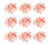 Lurrose Decoraciones para el cabello para mujeres, 10 horquillas ligeras con forma de flor y acabado delicado en tejido, para bodas y cumpleaños