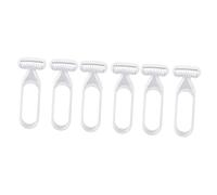 Lurrose Depiladoras Faciales 6 Uds Removedor De Piernas Cejas De La Axila Maquinilla De Afeitar Afeitadora Segura Axilas Mano Nariz Púbico Facial Manual Área Portátil Bikini Depiladoras Electricas