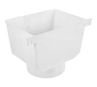 Lurrose Desviador de Bajante de Canalón de PVC 160mm, Adaptador para Sistema de Captación de Agua de Lluvia, Filtro para Barril de Lluvia, Accesorio para Drenaje y Colector de Aguas