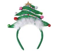 Lurrose Diadema Árbol De Navidad Con Campanas Accesorios Para El Cabello Para Niños Decorativos Para Fiestas Y Celebraciones Navideñas
