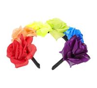Lurrose Diadema de Flores de Tela para Mujer, Accesorio Único y Moderno para Bodas y Ocasiones Obsequios, 1 Pieza Elegante Cabello