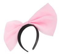 Lurrose Diadema de Lazo Grande para Mujer Diadema Rosa de Malla Ligera y Transpirable Accesorio para Fiesta Cosplay y Complementos de Otoño para Cabello