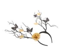 Lurrose Diadema de Ramas de Árbol Negra para Fiesta y Cosplay, Ligera y Cómoda, Diseño Simple y Elegante Forma de Ramas para Decoración Temática