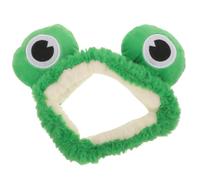 Lurrose Diadema de Rana de Tejido Verde para Mujer Diseño de Dibujos Animados, Práctica para Maquillaje y Fácil de Usar en Fiestas y Lavado de Cara