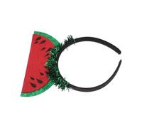 Lurrose Diadema de Sandía para Mujer Diseño de Lentejuelas, Banda Elástica Ajustable, Accesorio para Fiesta Hawaiana y Fotografía, Adecuado para Eventos, Viajes y Uso Diario