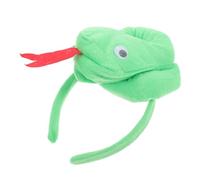 Lurrose Diadema De Serpiente De Peluche Verde Diadema Estatua De Serpiente Cabello Accesorio Para Disfraz De Halloween y Cosplay