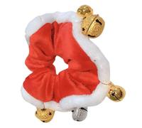 Lurrose Diadema Elástica Cabello Roja Campanas Navideñas, Accesorio Festivo para Mujer y Niña, Banda Pelo Decorativa Adecuado para Fiestas y Navidad