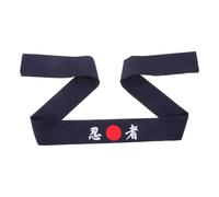 Lurrose Diadema Japonesa de Algodón Ajustable para Chef y Karate, Pañuelo Versátil para Cocina y Deportes Diseño Ninja Tradicional