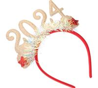 Lurrose Diadema Lentejuelas Cabello Decoración de Año Accesorios de Fiesta Brillantes para Fiesta de Año Material Brillante