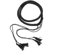 Lurrose Diadema Turbante Árabe para Hombre 56 Cm Cuerda Negra Ajustable, Accesorio Shemagh Musulmán para Fijar Pañuelo Cabeza, Ligera y Resistente para Uso en Exteriores