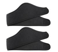 Lurrose Diadema Unisex de Poliéster para Exteriores Calentadores de Orejas, 2 Piezas, Elástica y Cálida para Uso en Interiores y Raquetas de Nieve