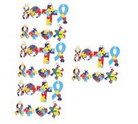 Lurrose Dijes De Aleación Para Cordón Oculto Para Discapacidad Suministros Para Mamá Dijes Del Zodiaco Fabricación De Joyas Rompecabezas Sensoriales 8 piezas x 4