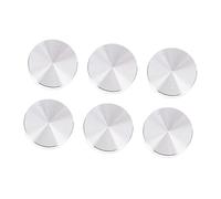 Lurrose Disco Circular de de 30 Mm para Mesas de 6 Piezas Adaptador para Tapas de Material Resistente Diseño Práctico para Muebles de Oficina
