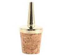 Lurrose Dispensador de Vertedor para Botellas de Vino y Licores Amargos Tapa de Corcho de Madera Boquilla Anti-Goteo Compatible Botellas Estándar Adecuado para Bares y Eventos