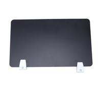 Lurrose Divisor de Escritorio Negro Acrílico 50X30 CM, Mampara para Oficina y Uso Educativo, Placa para Estaciones de Trabajo y Control de Perturbaciones