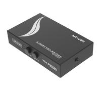 Lurrose Divisor Vga Adaptador Vga Controlador para Monitor Compatible con DVD y Televisores LCD Negro